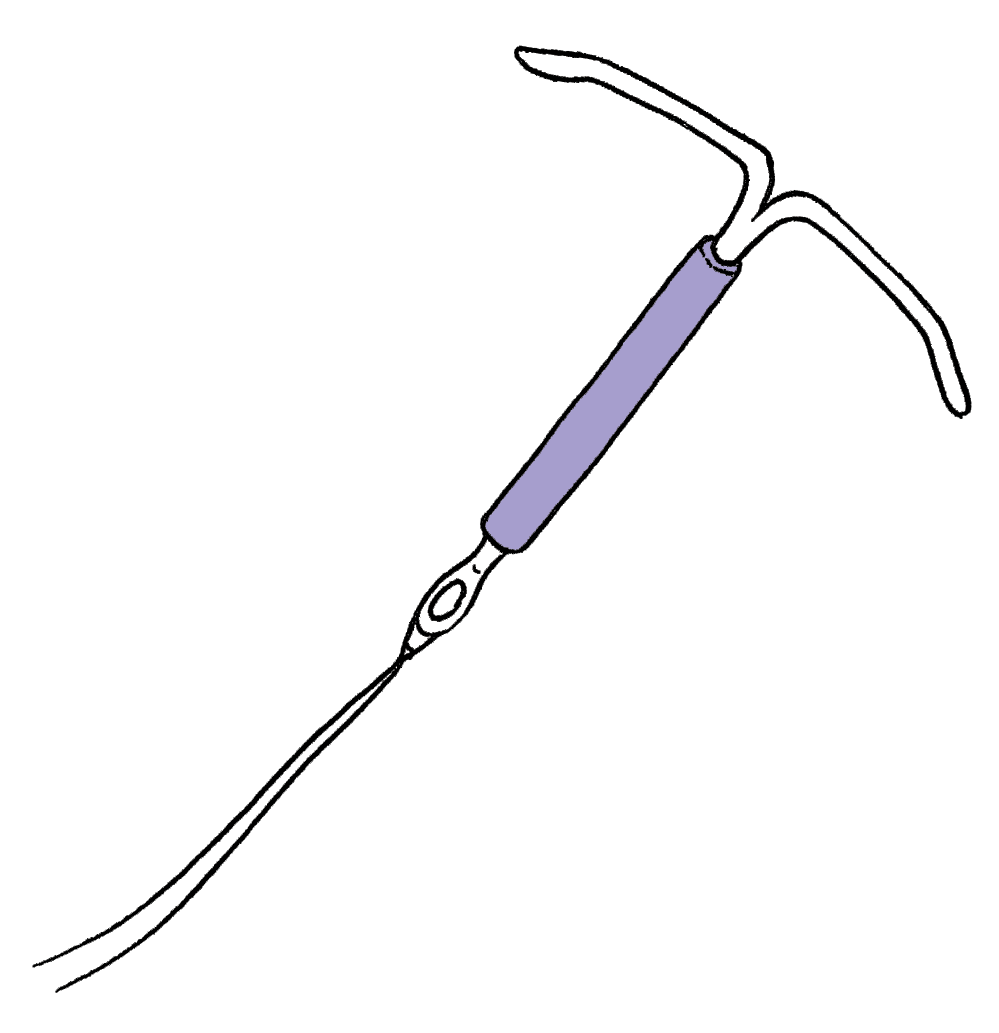 IUD line drawing